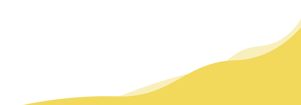 Yellow wave shape illustration